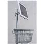 Medical mobile iPad cart with included hook on the back of the basket
