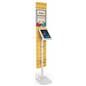 iPad foam board banner floor stand with custom graphics