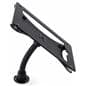 Gooseneck tablet mount holder for iPad with permanent mounting option