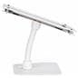 Flexible tablet mount holder for iPad with gooseneck arm