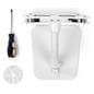 White wall/counter mount iPad frame with included hardware