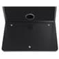 Tablet kiosk stand with 3 holes in base for bolting to floor