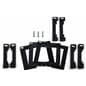 Tablet floor stand with with foam and face plates kit for device fitting