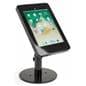 Countertop locking iPad Pro tablet stand with pre-drilled round base