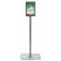 iPad Pro tablet floor stand in potrait mode