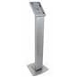 Functional 11 inch iPad pro stand with silver finish 