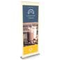 33" Retractable Vinyl Banner Stand with Full Color Graphic