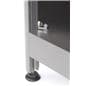 Cash Counter Measures 24"w - Silver Finish