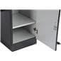 Locking Jewelry Display Case with Removable Storage Shelves