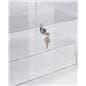 Acrylic display case includes two keys