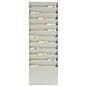 Vertical File Organizer with Putty Finish