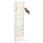 White steel wall file organizer is made of durable steel