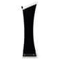 Collapsible acrylic podium with black sides