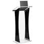 Collapsible acrylic podium with easy assembly