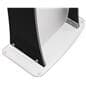  Collapsible acrylic podium with clear acrylic base