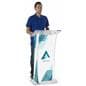 UV Modern Lectern with Custom Design, Easy Assembly
