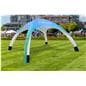13' inflatable dome remains inflated without a constant flow of air