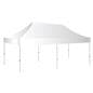 10x20 white pop up event tent with height adjustable and collapsible aluminum frame