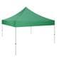 10x10 pop up canopy tent with green polyester material