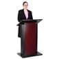 Contemporary Adjustable Height Lectern - Jewel Mahogany