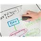 Square Whiteboard Table with Dry Erase Surface
