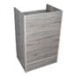 Hostess stand with barnwood finish