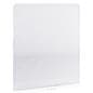 Acrylic podium splash shield for LCKDPHS-series with mounting hardware included