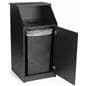 45" Black Waste Receptacle Enclosure