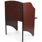 Back View of Office Carrel