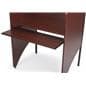 Office Carrel with Pull-Out Keyboard Tray 
