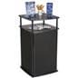 2 Shelved Locking Trade Show Counter