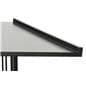 Black Cross Podium with Shaped Stand