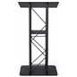 Podium with modern truss construction