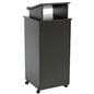 Wheeled Podium Comes With Two Locking Casters