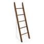 Wooden leaning ladder rack