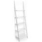 Leaning Ladder Shelves with Open Shelf Design