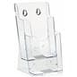 2 Step Clear Pamphlet Holder with Pre-Drilled Holes