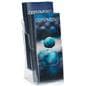 Plastic 2 Step Clear Pamphlet Holder 