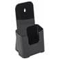 Black Plastic Brochure Holder for Pamphlets