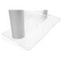 Clear acrylic podium with 26.75"w x 14.75"d base