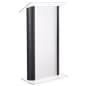 Acrylic and black podium with sturdy build