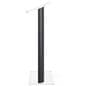 Black podium lectern side profile