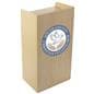 Custom printed podium plaque with personalized shape 
