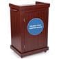 12 inch x 12 inch custom printed podium plaque