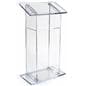 Acrylic Lectern with Interior Shelf