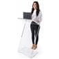 Professional and unique clear acrylic Z shape podium