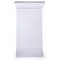Clear acrylic Z shape podium with no assembly required 