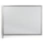 Silver 30 x 40 Lighted Frame with Front Loading Design