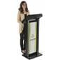 LED Podium with Graphic, Weighs 32 lbs