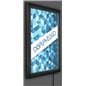 Black LED Backlit Frame with Illuminated Silkscreen Light Guide Panel